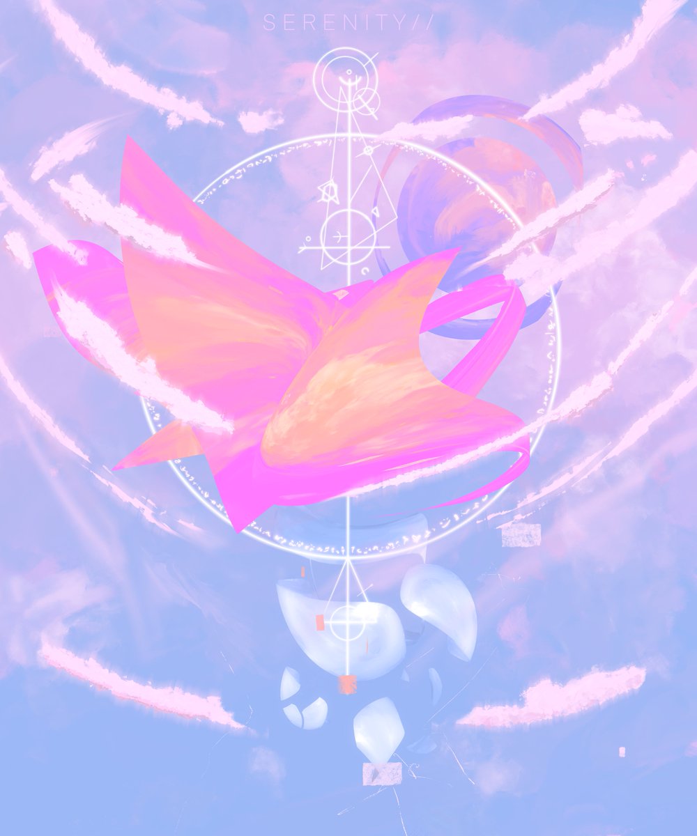 S E R E N I T Y / / 🕊️☁️ 

This is the one i know will be sold for asking price. One of my all time favorite pieces❤️

Currently listed for 1.03 ETH on <a href="/SuperRare/">SuperRare</a>