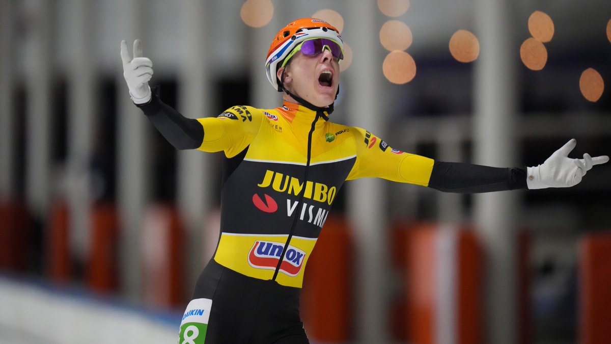 teamessent_mar's tweet photo. What a win! 🔥

Robert Post schrijft in Leeuwarden de laatste wedstrijd van de Marathon Cup op z’n naam 💪

🥇 Robert Post
🥈 Daan Gelling 
🥉 Jorrit Bergsma https://t.co/lxB2S6obI5
