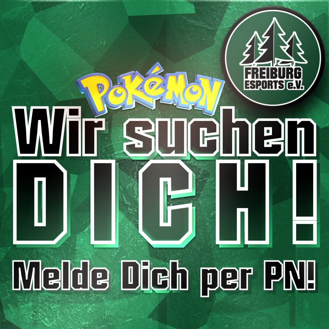 Du möchtest mit Poké-Trainern aus #Freiburg und Umgebung gemeinsam Deiner Leidenschaft nachgehen 🥰? Casual Pokémon Go zocken oder competetive Karmesin &amp; Purpur und alles, was dazwischen liegt, ist Dein Ding?

Dann melde Dich per PN bei uns🤗