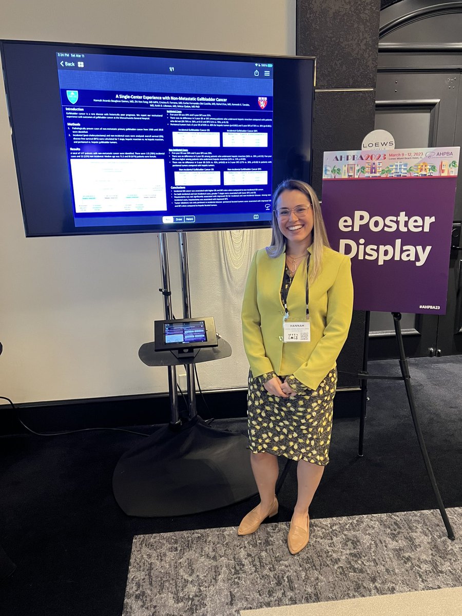 Raja Narayan, MD MPH (@rajarnarayan) on Twitter photo Excellent work on brand for <a href="/MGHSurgery/">Mass General Surgery</a> intern <a href="/HannahAnanda/">Hannah Ananda Bougleux Gomes</a> out of <a href="/motazqadan/">Motaz Qadan, MD, PhD</a>’s lab sharing predictors of poor outcomes for gallbladder cancer including 2x worse OS for liver-facing tumors compared to peritoneal-facing #AHPBA23 Excellent work on brand for <a href="/MGHSurgery/">Mass General Surgery</a> intern <a href="/HannahAnanda/">Hannah Ananda Bougleux Gomes</a> out of <a href="/motazqadan/">Motaz Qadan, MD, PhD</a>’s lab sharing predictors of poor outcomes for gallbladder cancer including 2x worse OS for liver-facing tumors compared to peritoneal-facing #AHPBA23