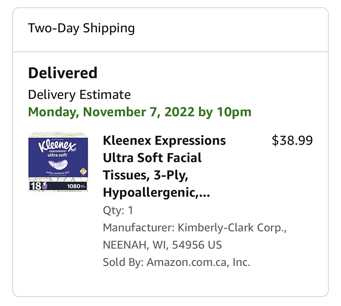 cgggaa's tweet photo. not kleenex raising the price of the cute boxes 100% https://t.co/zKTeTeDlpx