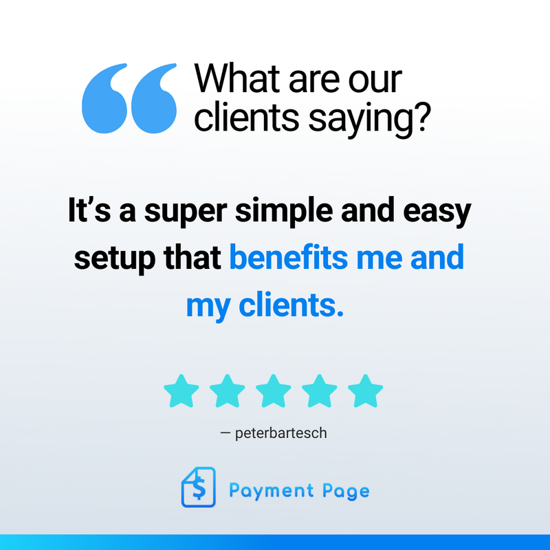 getpaymentpage's tweet photo. Thank you so much for your great review! We are truly happy to hear you enjoy our plugin. ๐ค
#WordPress #PaymentForm #Payments #Stripe #Paypal #Plugin #Testimonial #Review #Customer https://t.co/gDzpJJDs7s
