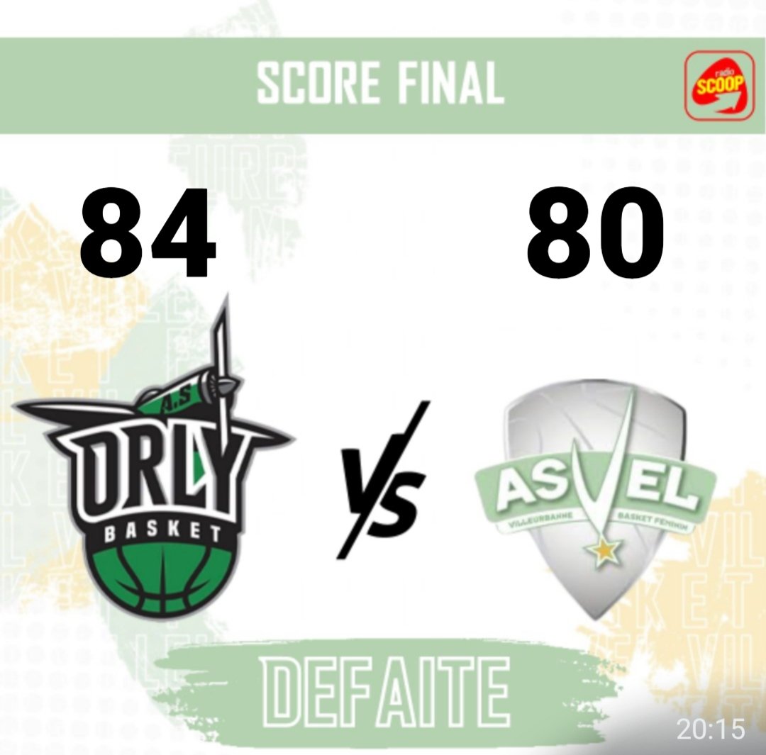 #NF1 Nos Tigresses s'inclinent dans les toutes dernières secondes face à Orly, score final 84-80 !

Rdv samedi 18 mars à 20h à De Barros pour la réception de Sceaux