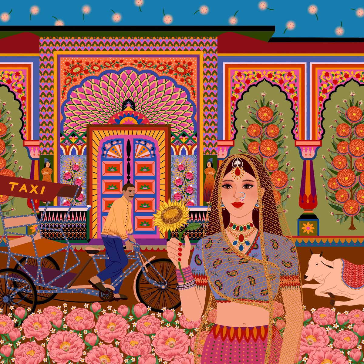 Let’s wander around with Dania 🌺🌸🌼🌻