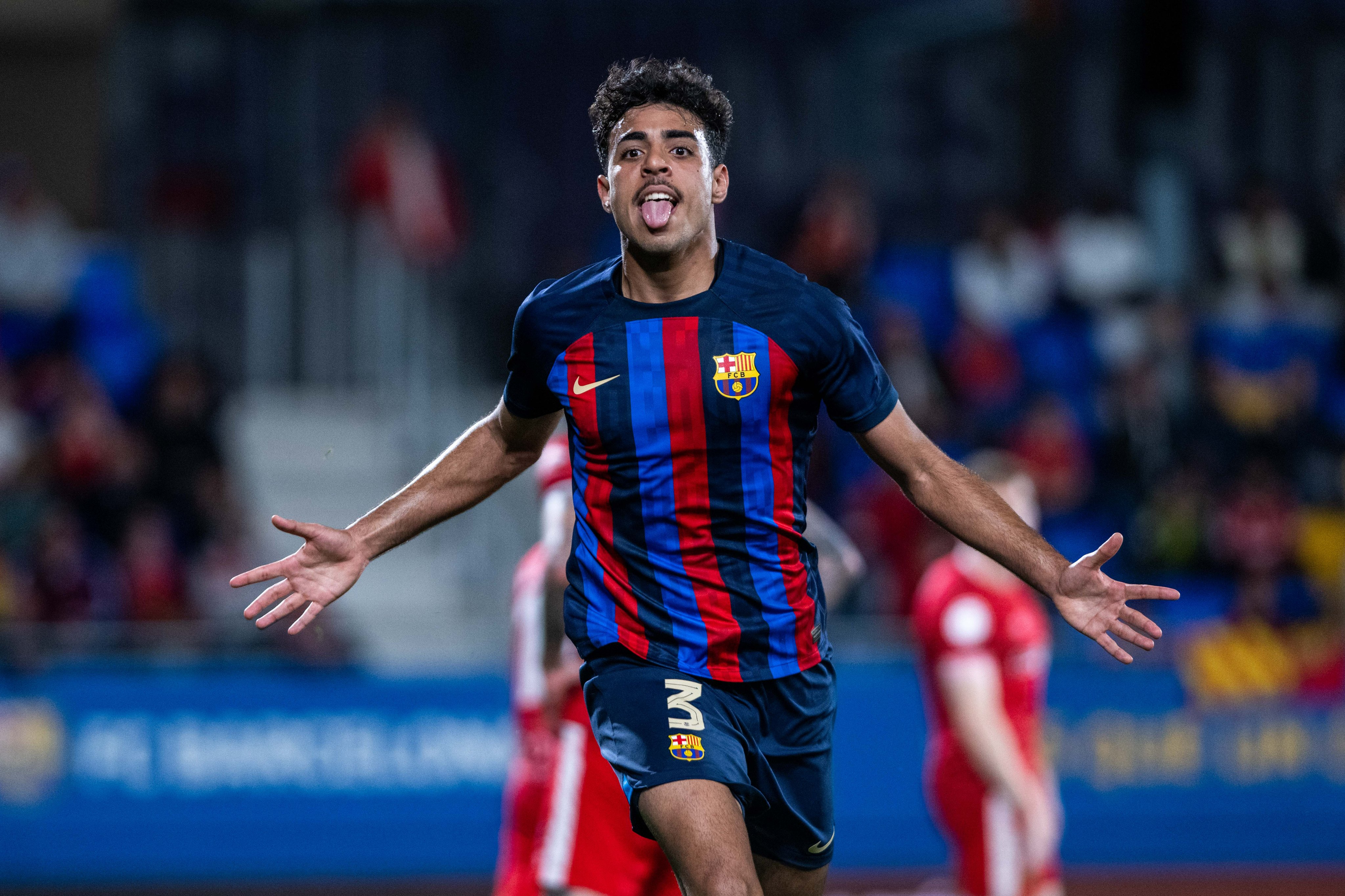 Chadi Riad celebrando su gol | FC Barcelona