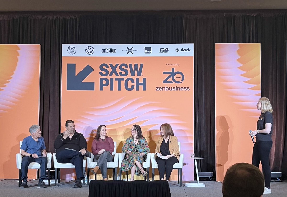 Kicking off my Saturday @SXSW Pitch where we heard from <a href="/GPx_Boston/">GPx</a>, <a href="/DrJenn_PherDal/">PherDal Science Fertility Science, Inc.</a>, <a href="/realrebeccarose/">Rebecca Rose</a> (ReBokeh app), Reskued (<a href="/Cargill/">Cargill</a>), Vistim Labs, Taproot’s Ella, and <a href="/VironixHealth/">Vironix Health</a> in the Food, Nutrition &amp; Health Category. Congratulations to all and best of luck! #SXSW2023