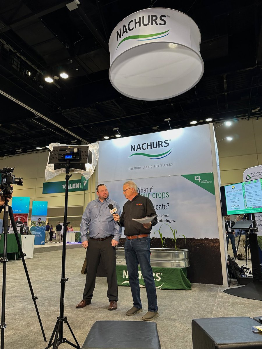 A look into behind-the-scenes of <a href="/OfficialRFDTV/">RFD-TV</a> interviews this week at Commodity Classic! #NACHURS #BioK #Classic23