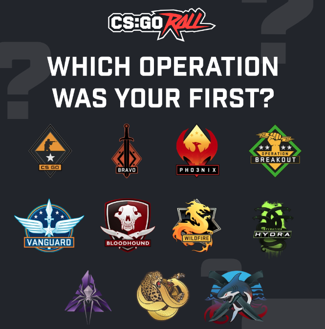 CSGORoll on Twitter "What was the first ever CSGO operation that you played? Reply with your