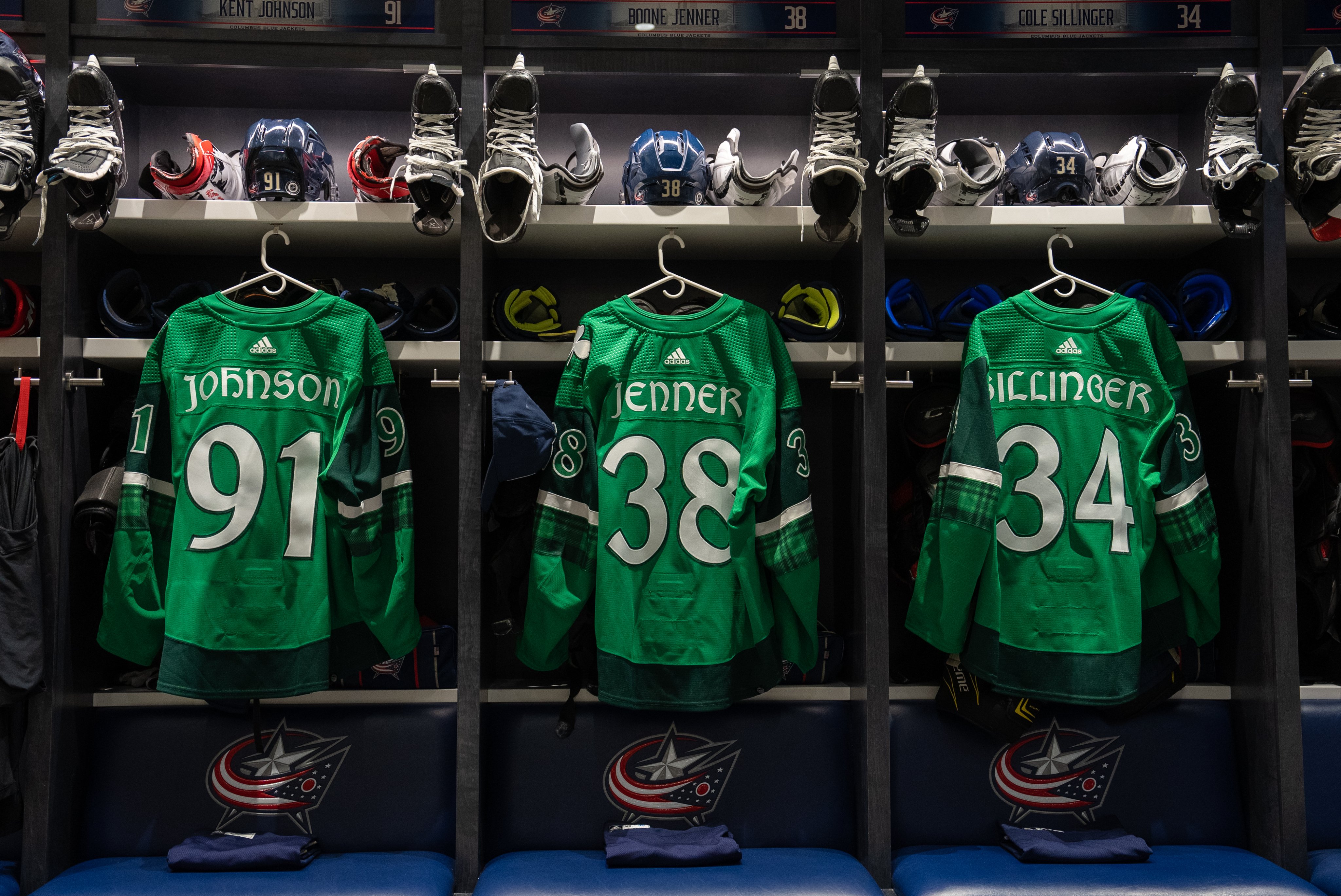 Columbus Blue Jackets on X: Sneak peak of our green warmup