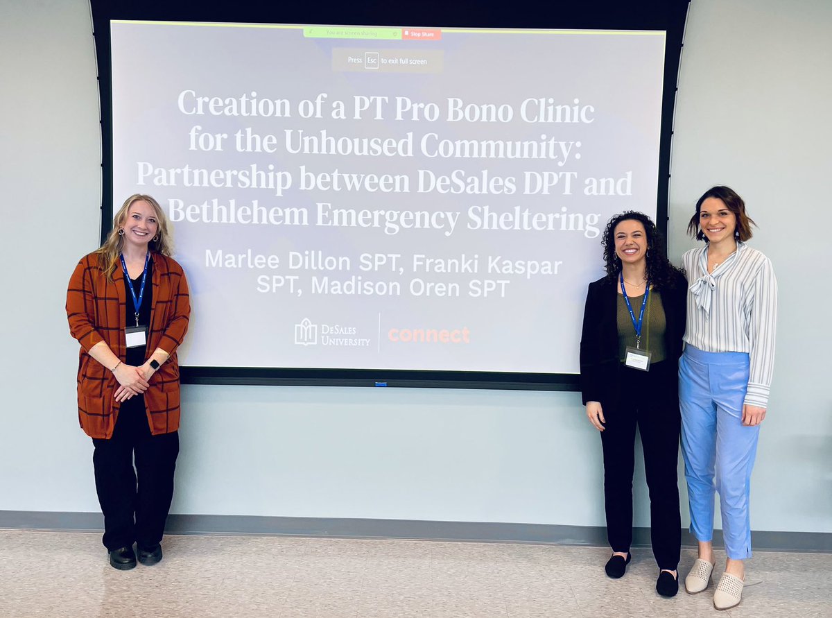 MadisonOrenPT's tweet photo. What a fabulous conference highlighting pro bono services in PT, OT, SLP, PTA, and MPH programs throughout the country! Having the privilege to serve the sick, poor, and vulnerable is one of the reasons we #ChoosePT 🫶🏻 Thank you @ProBonoNetwork_ #embracepbn2023 👏🏻 @frankikaspar https://t.co/VGoivEExK3