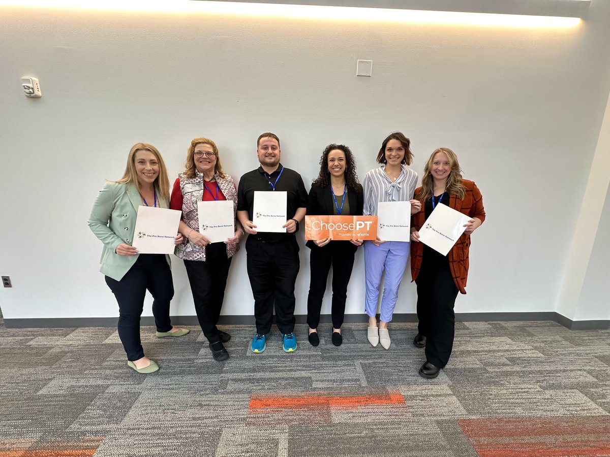 MadisonOrenPT's tweet photo. What a fabulous conference highlighting pro bono services in PT, OT, SLP, PTA, and MPH programs throughout the country! Having the privilege to serve the sick, poor, and vulnerable is one of the reasons we #ChoosePT 🫶🏻 Thank you @ProBonoNetwork_ #embracepbn2023 👏🏻 @frankikaspar https://t.co/VGoivEExK3