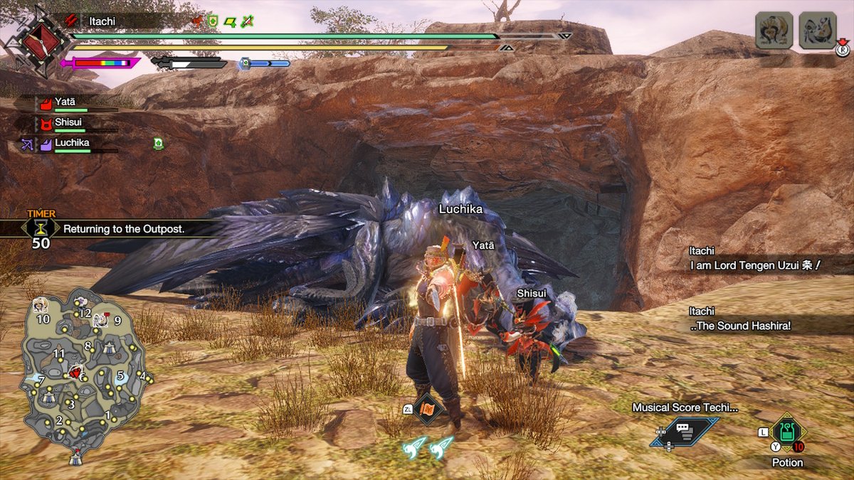 Mhgen4l's tweet photo. Completed Title Update 4 in a FLASHY way!
See ya next update ;), Happy Hunting :D!
#MHRise #MonsterHunter #TengenUzui
#NintendoSwitch #SoundHashira #GodOfFlashiness https://t.co/j4Q4l75d2Q