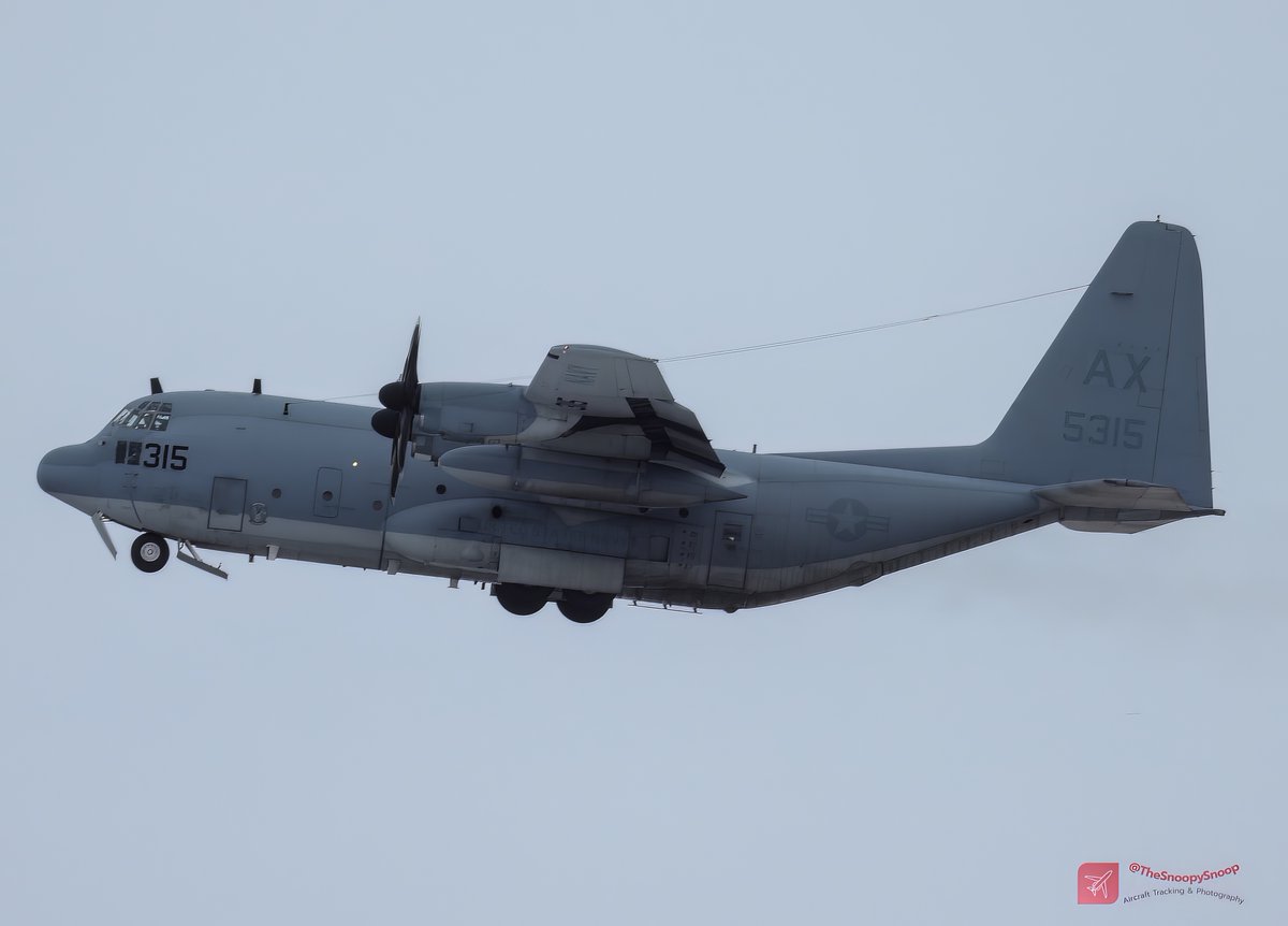 TheSnoopySnoop's tweet photo. #CNV3241 🇺🇸 US Navy C-130T #AE03DA 165315
Departing @belfastairport today
#AvGeek #Planespotting #aviationphotography #nikonphotography https://t.co/kv8BbVYRq7