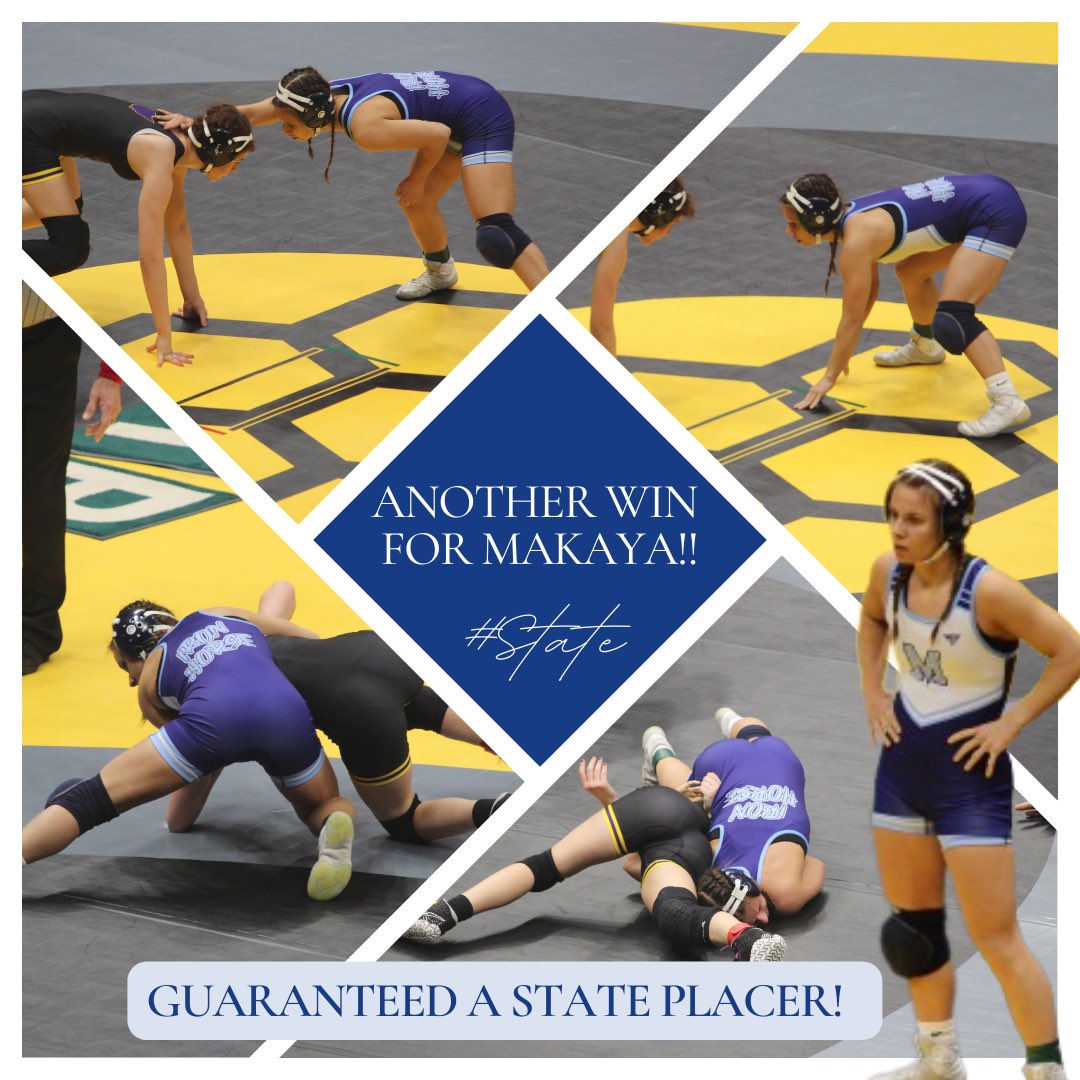 Mont_AthBooster's tweet photo. MAKAYA CONTINUES THE WIN TRAIN!
She advances to the semifinals tonight and is guaranteed a STATE PLACEMENT!
#StatePlacer #MontpelierStrong #LOCOPride https://t.co/pLd8CNJh6u