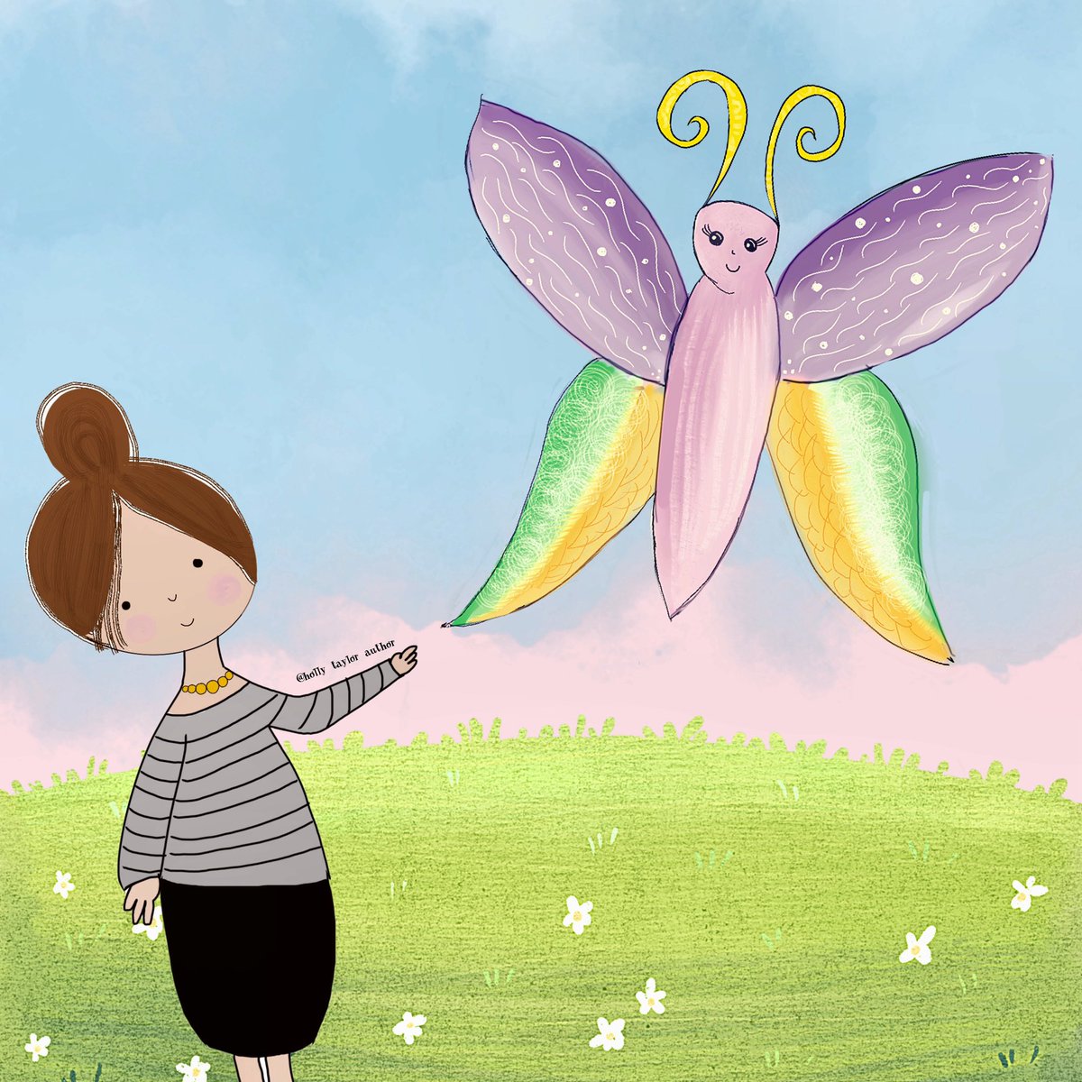 Meet Miss Butterfly…🦋

Oh How I Wish - Book 2 coming soon.

[illustrated by @holly_taylor_author 

#book2 #illustrator #bookillustrationoftheday #sneakpeek