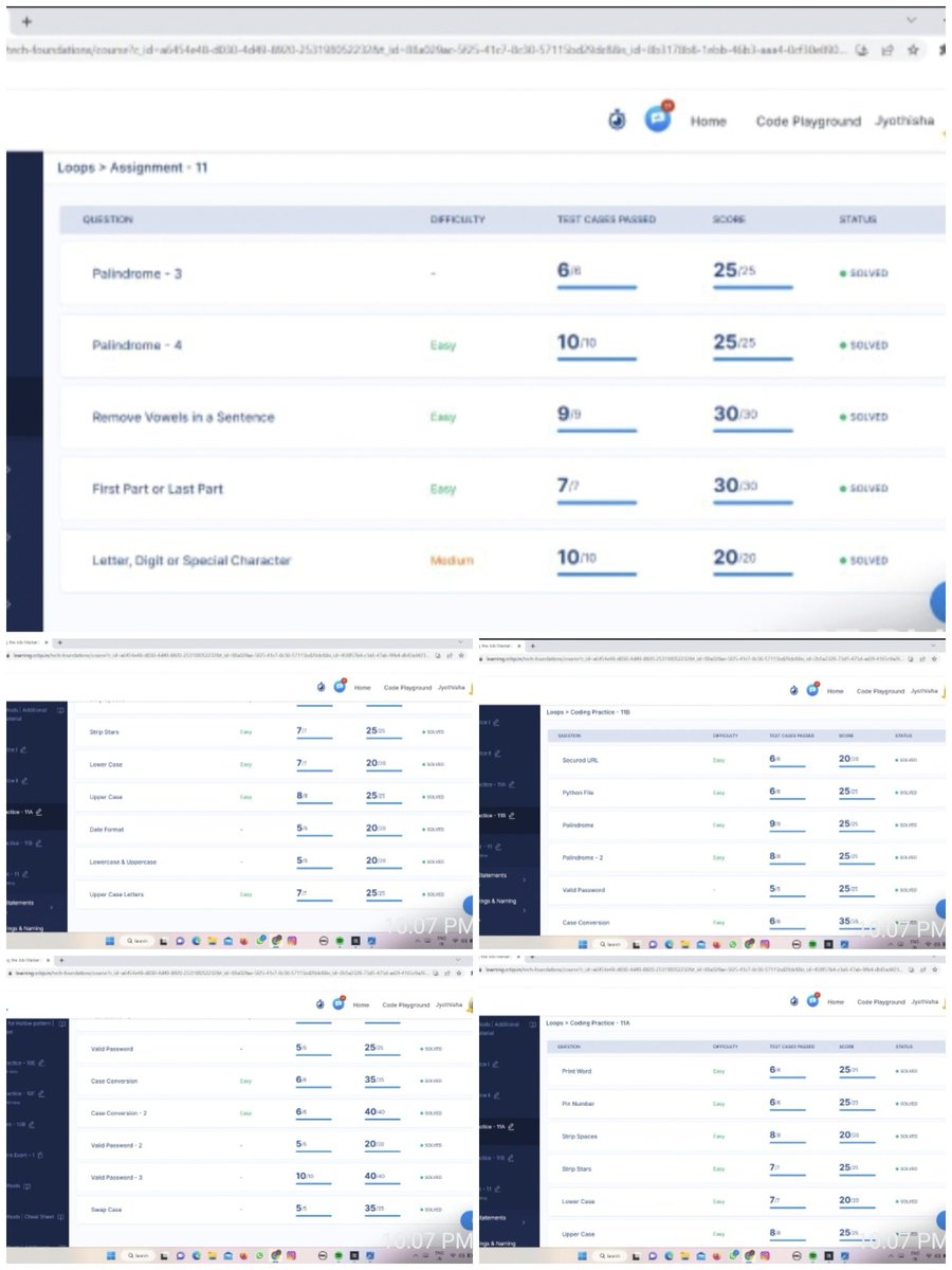 JyothishaB's tweet image. #TIC
Hello !!
Today I have completed Loops in Python including all my classes and assignments.
@nxtwave_tech 
@rahulattuluri
@sashankreddy07
#nxtwavewrap  #rahulattuluri 
#pythonprogramming #assignment #ccbpacademy 
#python