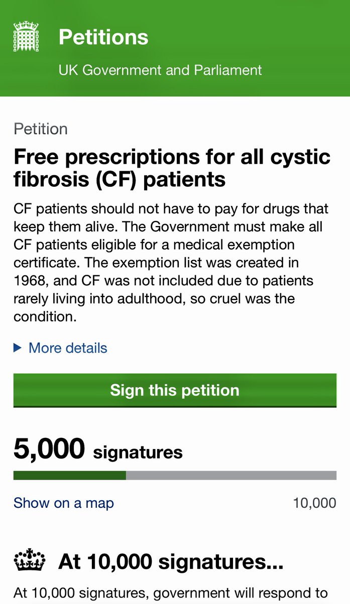 ZanzibarSmith's tweet image. HALF WAY TO 10K!! - the first point at which parliament MUST respond to this injustice! Let’s keep pushing!! 1 team, 1 fight 💪🏼💪🏼❤️❤️
@strawfie @BenOxlade1 @ciaranmcvarnock @jilli09 @Matthew_Wright @cftrust @CFAware 
petition.parliament.uk/petitions/6337…