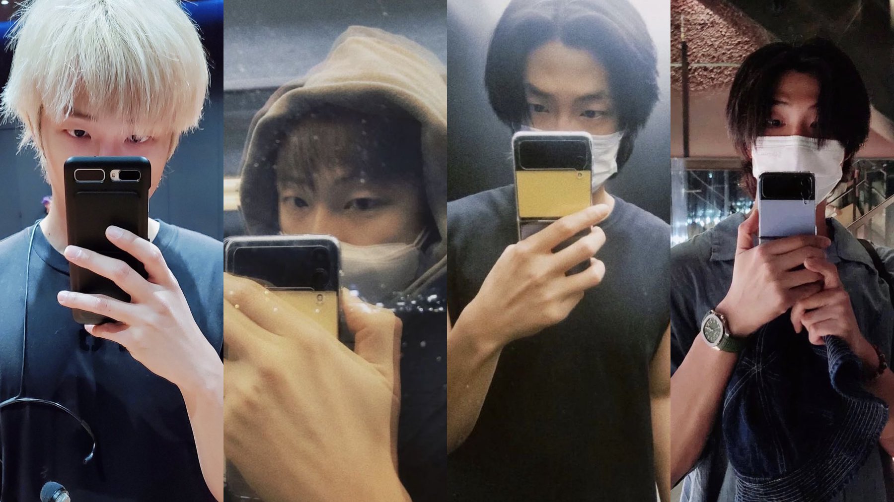 saltysugabts — namjoon x mirror selfies