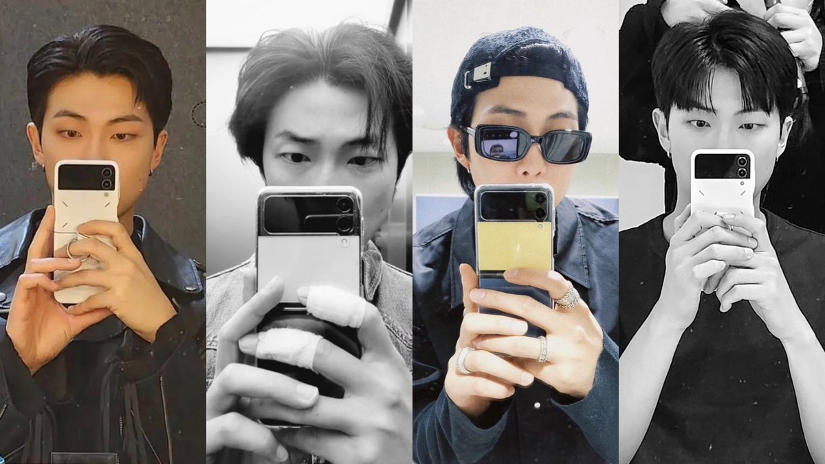 saltysugabts — namjoon x mirror selfies