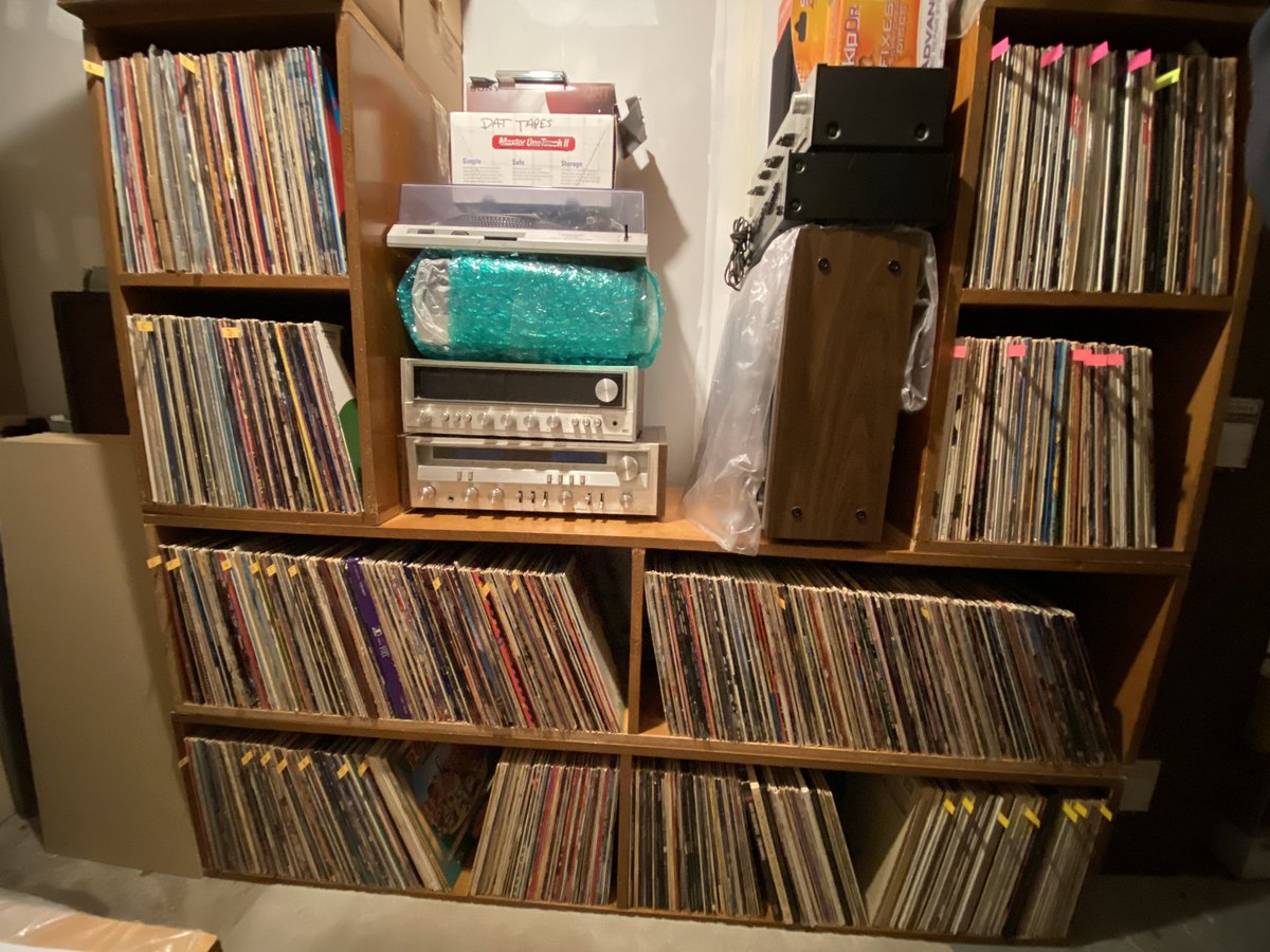 GLedouxVoiceovr's tweet photo. Getting ready to sell most of my records in order to pay the bills. With my spouse unable to find work, got to do something. Feels like I’m selling my memories or personal history. https://t.co/9BeQxilddJ