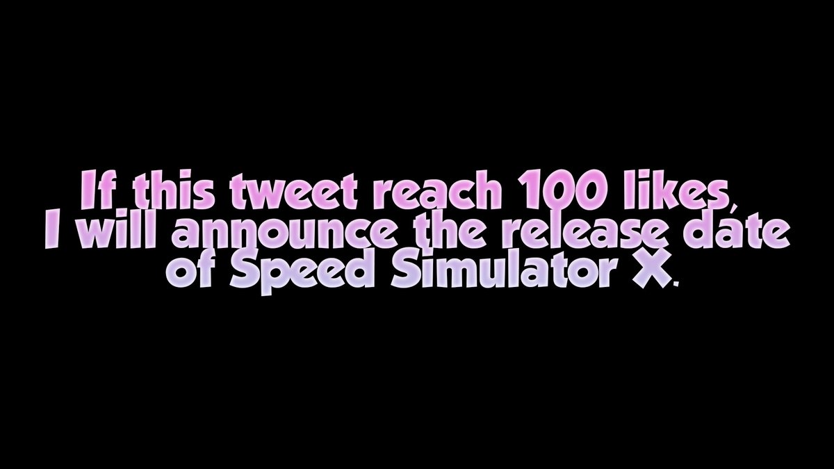 PenguinGamesRbx's tweet photo. We are doing an activity check to publish our game.
"if this tweet reach 100 likes i announce the release date of ssx."
will we succeed? 🙄
#Robloxdev #SpeedSimulatorX https://t.co/s1fEyqmHnX