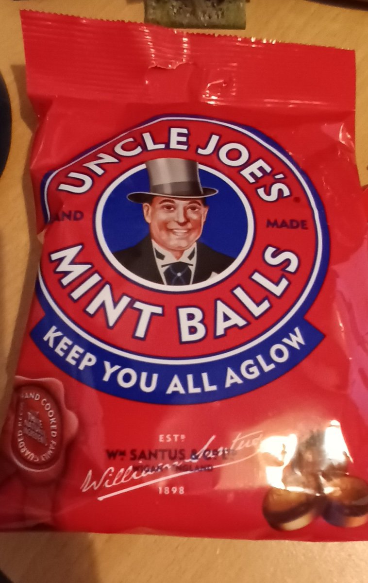 Just whats needed when its Winter in March. 😁 #Minty #WinterWarmer @UncleJoesSweets