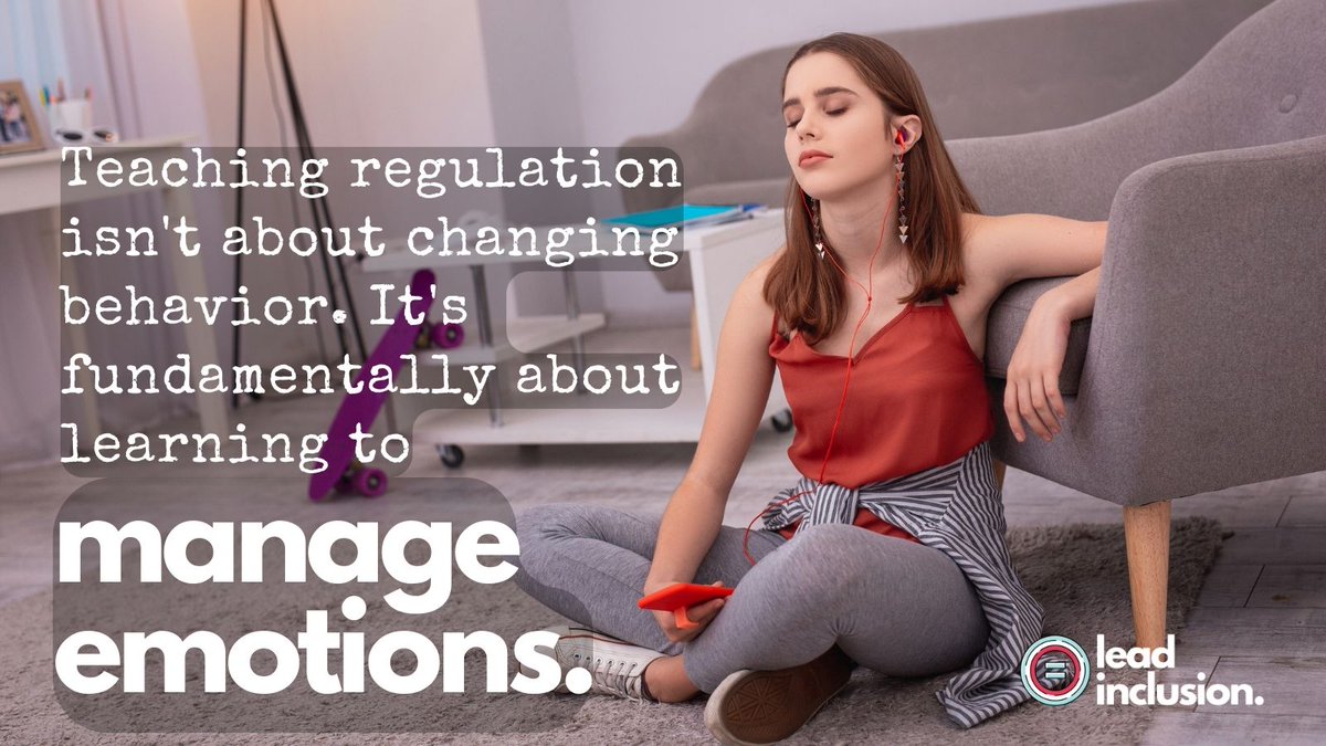 Before trying to punish or extinguish a behavior, make sure to validate the emotion. Emotional regulation isn't about getting rid of an emotion. It's about helping a student manage that. Changing the behavior may not accomplish that. ≈