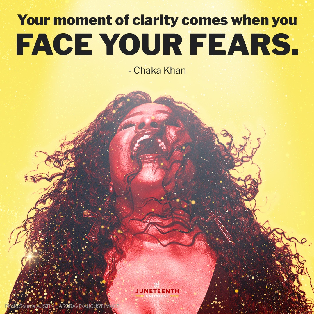 JuneteenthUnity's tweet image. Face Your Fears!