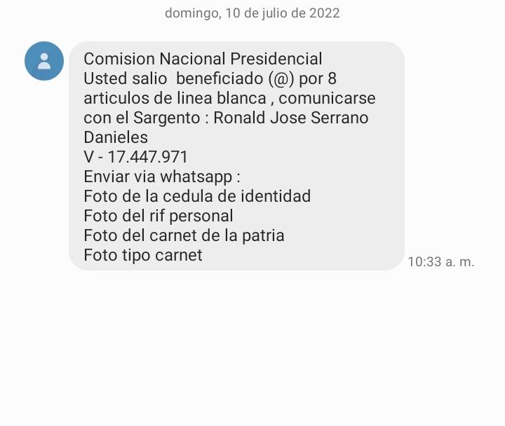 somosnoticiacol's tweet photo. #LoUltimo | Siguen los estafadores tratando de hacer las suyas, ahora se inventaron una nueva, vea aquí y déjanos tu opinión #venezuela #lluvias #11deMarzo https://t.co/HpUtreK46G