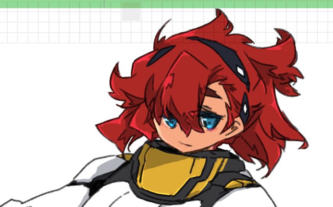 この前のミオミオので対のスレッタ描いてる。思ったより可愛く描けそう。まあここから背景に苦戦する予定なんですがね・・ 