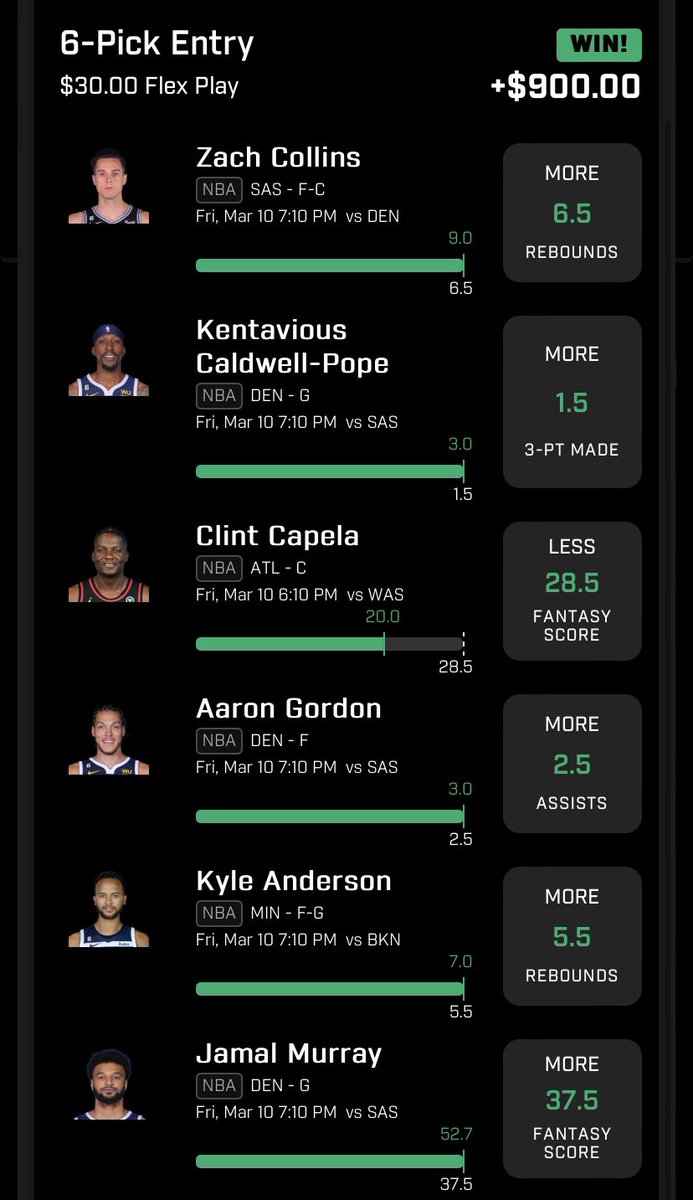 WE GOING BACK 2 BACK. 2 30Xs in 1 night. I am not normal quit playing with me! 🗣️

If you need help winning, I got you! I post all of my slips everyday. Come join the winning team. 🫡⬇️
patreon.com/cjaaybets