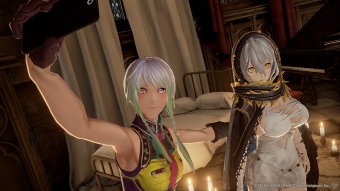 #PS5Share, #CODEVEIN     
イオちゃんと並んだときのバランスで体格数値を調整して、だいぶまとまった気がする。
荒廃した世界でもメイクばきばきのわたし 