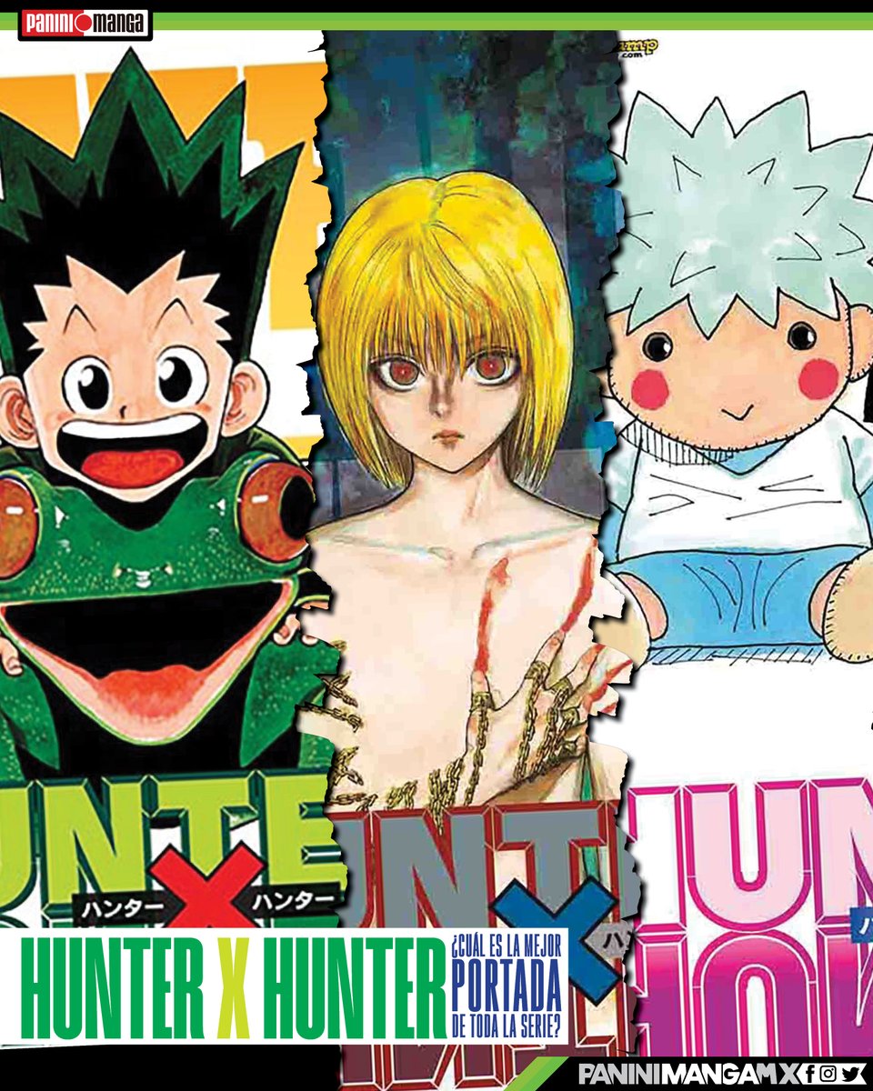 PaniniMangaMx on Twitter "¿Cuál es tu portada favorita de Hunter X Hunter? El tomo 37 llegará