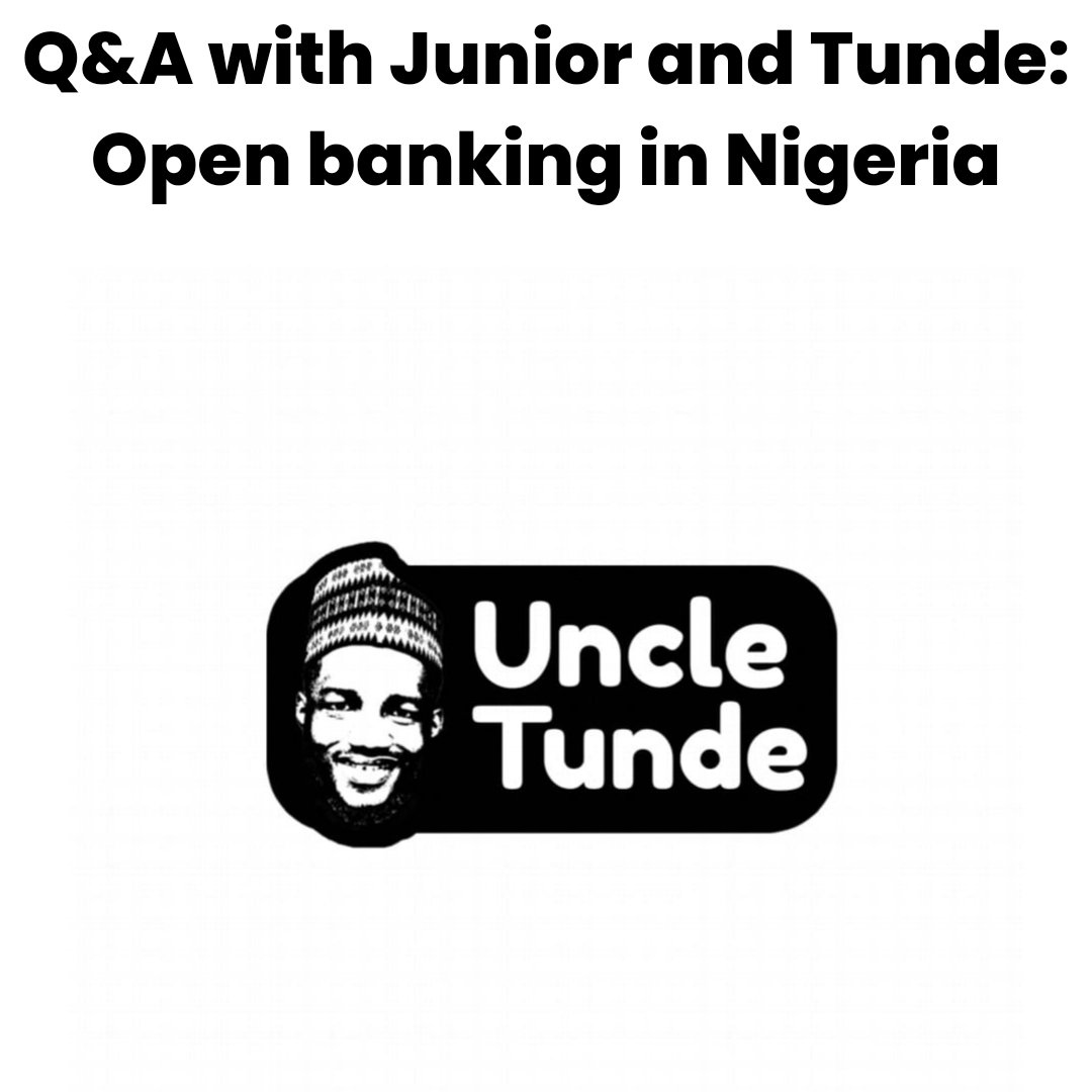 AkinMoses1's tweet photo. Q&amp;A with Junior and Tunde: Open banking in Nigeria

Junior: Uncle which one is open banking? Did anyone close banks in Nigeria?

Tunde: I guess you're referring to the recent CBN guidelines for open banking. Open banking is not a bank. 

#JuniorandTunde https://t.co/oBHOJYQJ0g