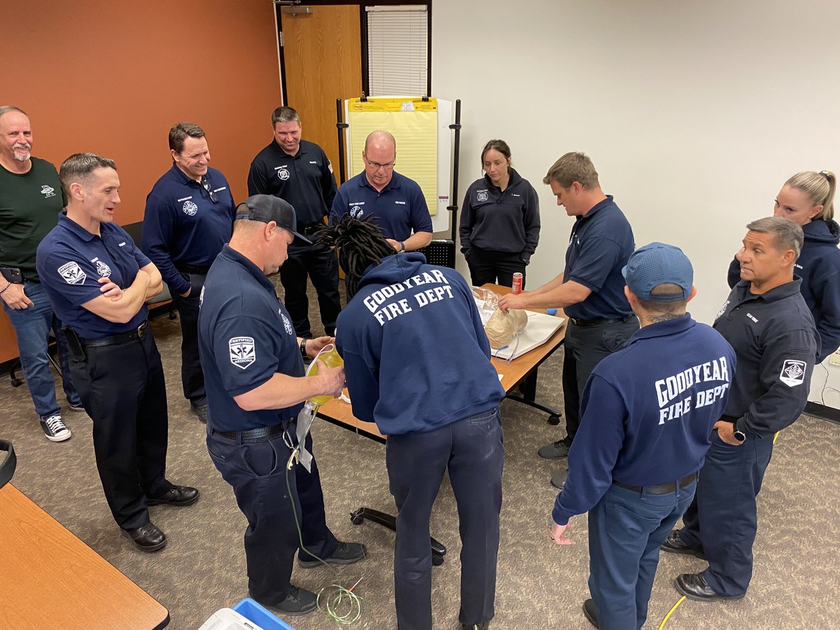 Goodyear Fire Dept. on Twitter "The EMS division conducts EMT and