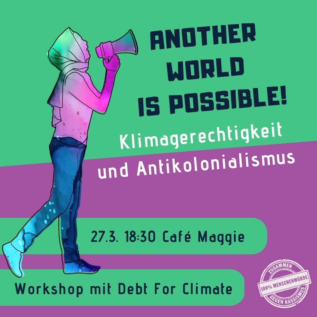 Die #Klimakrise trifft den Globalen Süden oft besonders hart – während der Reichtum des Globalen Nordens noch heute auf fossilen Energien fußt. Was können wir konkret für globale #Klimagerechtigkeit tun? Das diskutieren wir in der #IWgR23 mit @Debt4ClimateDE.