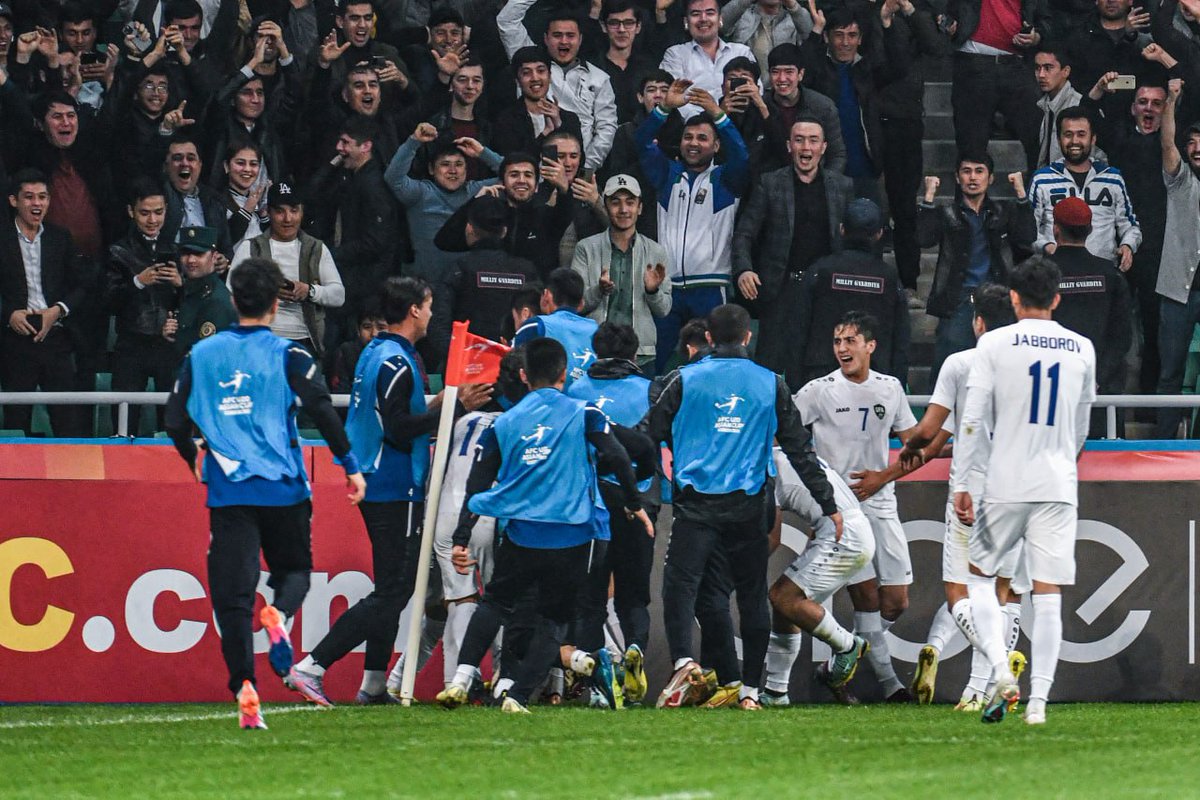 Ўзбекистон U20 жамоаси ЖЧ-2023 турнирига йўлланма олди

Ўзбекистон Австралияни пенальтилар сериясида мағлуб этди.

👉 tribuna.uz/115998