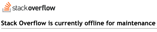 jake_yardy's tweet photo. Good god, doomsday has come #stackoverflow https://t.co/RSyPtF5odH