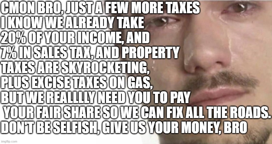 What living under "Small government Republicans" here in Indiana feels like.