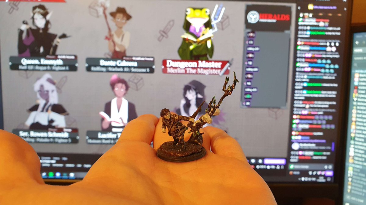 WyndyVossler's tweet photo. Rounding off the days stream with the little guy himself. I'll miss playing Dante every Saturday.
#Vtuber #DnD #WavebreakerStudios https://t.co/sNAIMDicV1