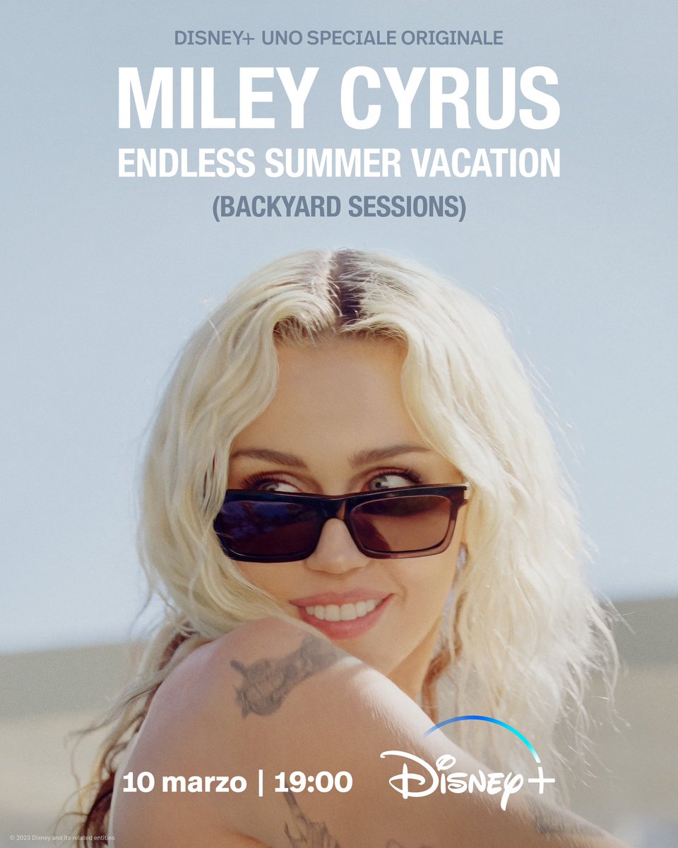 Miley è tornata a casa!

Per celebrare l’uscita del suo nuovo album, <a href="/DisneyPlusIT/">Disney+ IT</a> presenta Miley Cyrus - Endless Summer Vacation (Backyard Sessions)!

Lo speciale è ora disponibile in streaming! E voi? L’avete già visto?