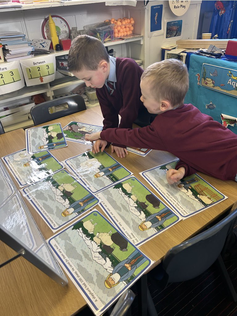 StCharlesGla's tweet photo. In their RE lessons this week Primary 3 listened to 3 parables: #TheLostCoin, #TheLostSheep and #TheLostSon as they prepare for the sacrament of #Reconciliation. Yesterday they completed a variety of activities@to retell the stories. #LearningThroughPlay #JourneyOfFaith @rercag https://t.co/Oeb3mqS60C