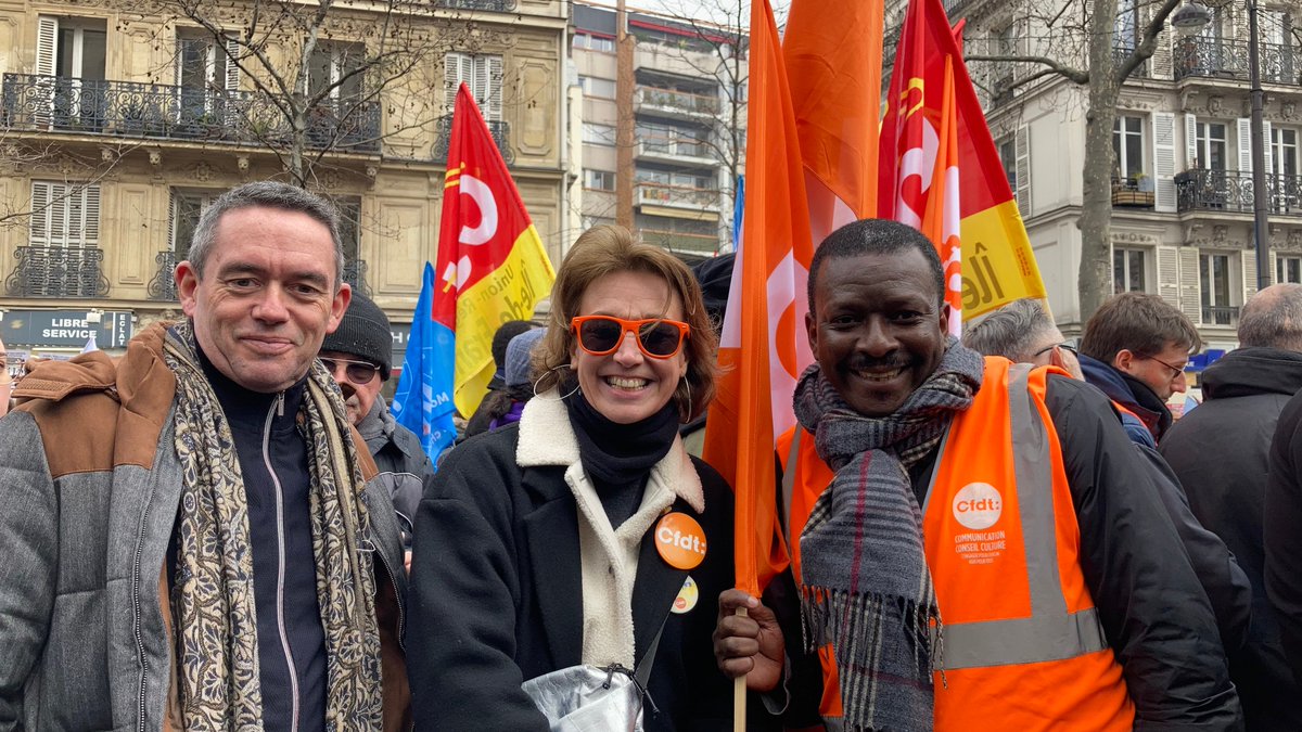 RicordeauYvan's tweet photo. Les travailleuses et travailleurs sont déterminés à se faire entendre. La fin de non-recevoir adressée par le Président de la République au monde du travail n'est pas acceptable #democratiesociale Nous continuons la mobilisation, rendez-vous le 15 mars dans toute la France ! https://t.co/5jpwm27eOF