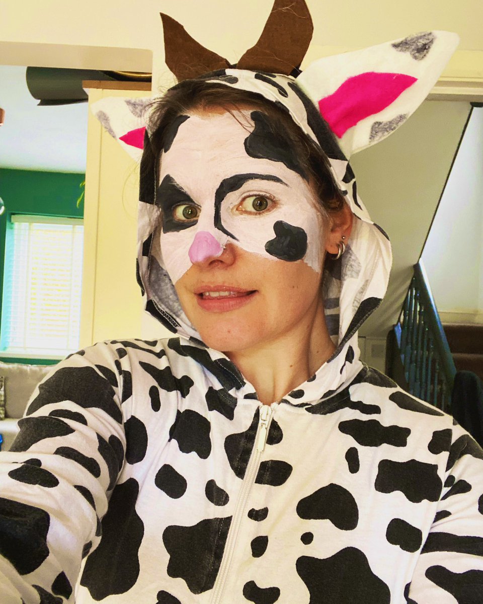 Today I am moo-ing it with the stampede for Comic Relief. Please donate 🐮😊 #JustGiving justgiving.com/page/the-stamp…