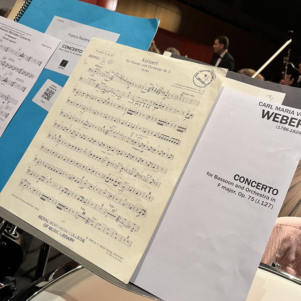 Dave Danford (@davedanford) on Twitter photo A wide variety of repertoire at the Concord College Concerto Competition over the last couple of days has called all 4 Adams Symphonic Timpani into use, including works by Beethoven, Golovko, Lalo, Poulenc, Rachmaninov, and Weber. A wide variety of repertoire at the Concord College Concerto Competition over the last couple of days has called all 4 Adams Symphonic Timpani into use, including works by Beethoven, Golovko, Lalo, Poulenc, Rachmaninov, and Weber.