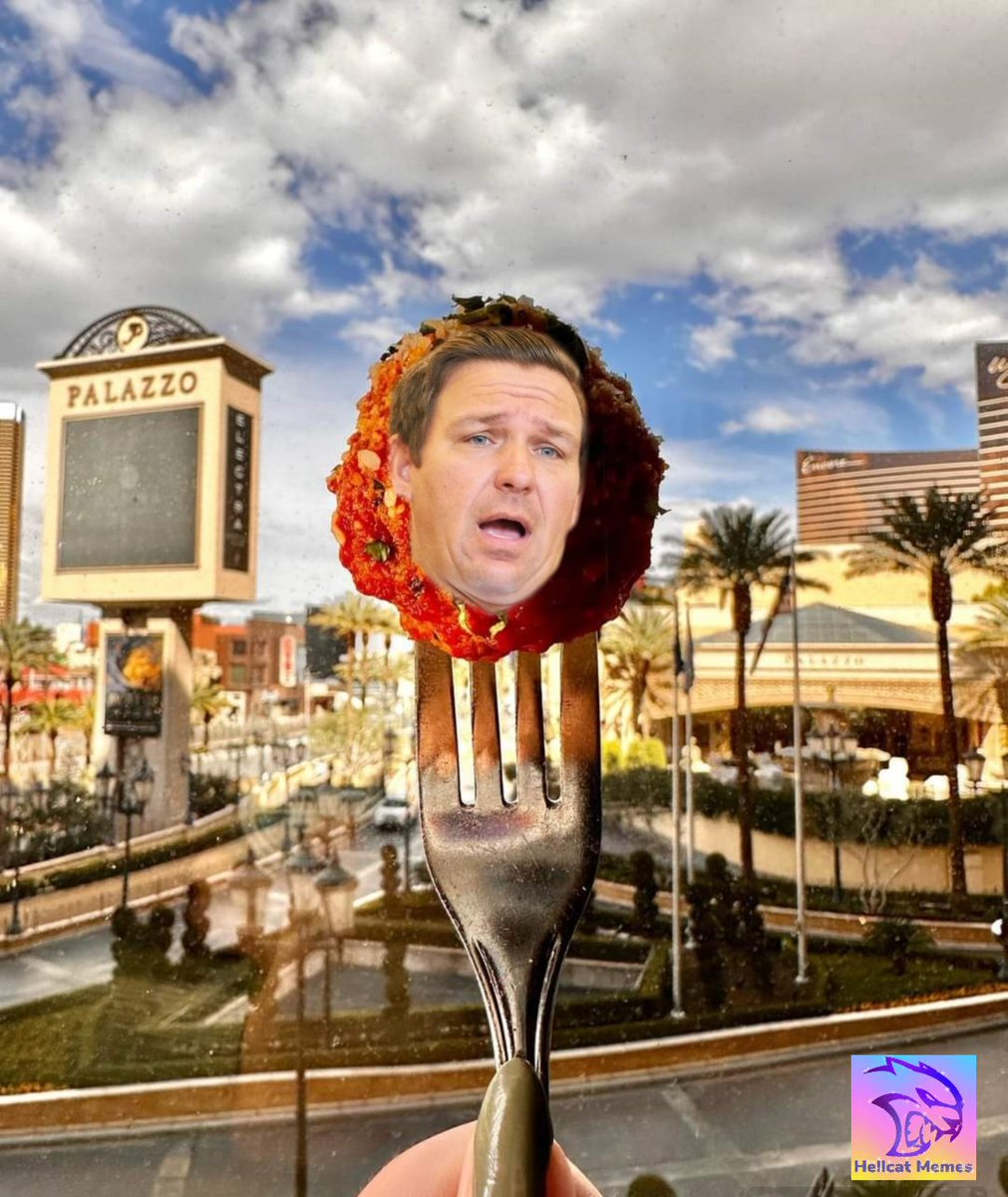 SocialismSucs's tweet photo. #MeatballRon is supposed to be in Vegas today grifting for his non-campaign campaign. #StickAForkInHim https://t.co/Pho85xgC2i