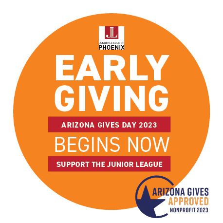 Early giving is now open for <a href="/juniorleaguephx/">Junior League of Phoenix</a> for #AZGivesDay. Support this nonprofit that means so much to me!
tinyurl.com/yckve6r4