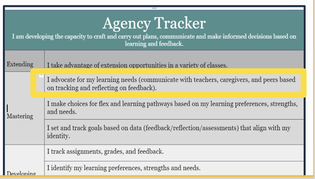 triciapettis10's tweet image. Last week we held #learnerled conferences with advisors and caregivers. This structure is developing agency for ALL. @SVMSEdina #eachandevery #thrive #feedback #reflection #belonging #buildingconfidentlearners #advisory #soproud