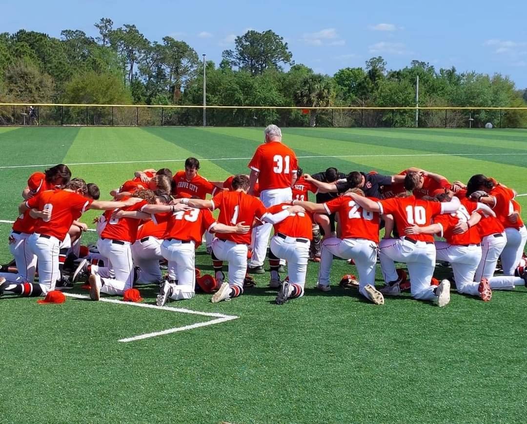 GCC_bsb's tweet photo. Grove City 7, St. Joseph's 3, F. 
We finish our Florida trip 8-0 and head home 10-3 overall. https://t.co/pHzewCfpsu