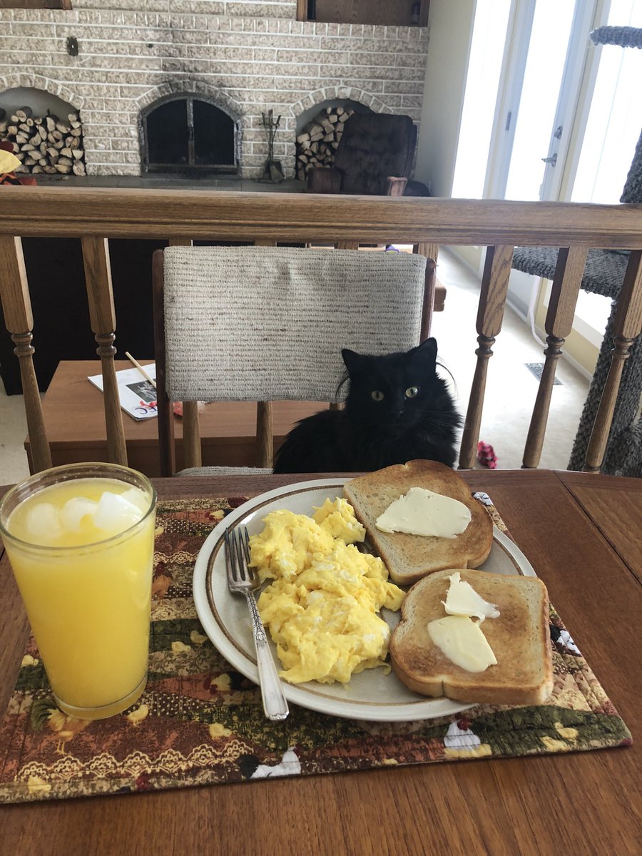 I don’t know why he ordered all of that, he’ll only eat the butter